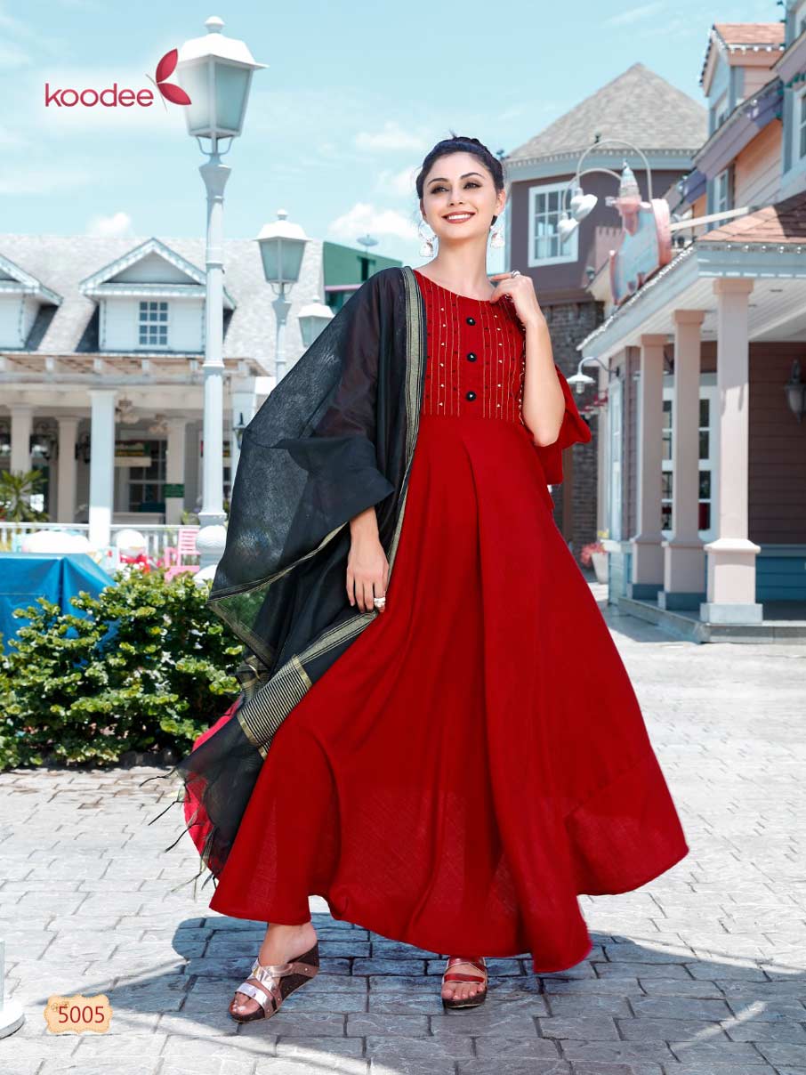 Chunri Vol-2 Koodee Brand Poly Rayon Dupatta Kurta Chunri Vol-2 Koodee Brand Poly Rayon Dupatta Kurta